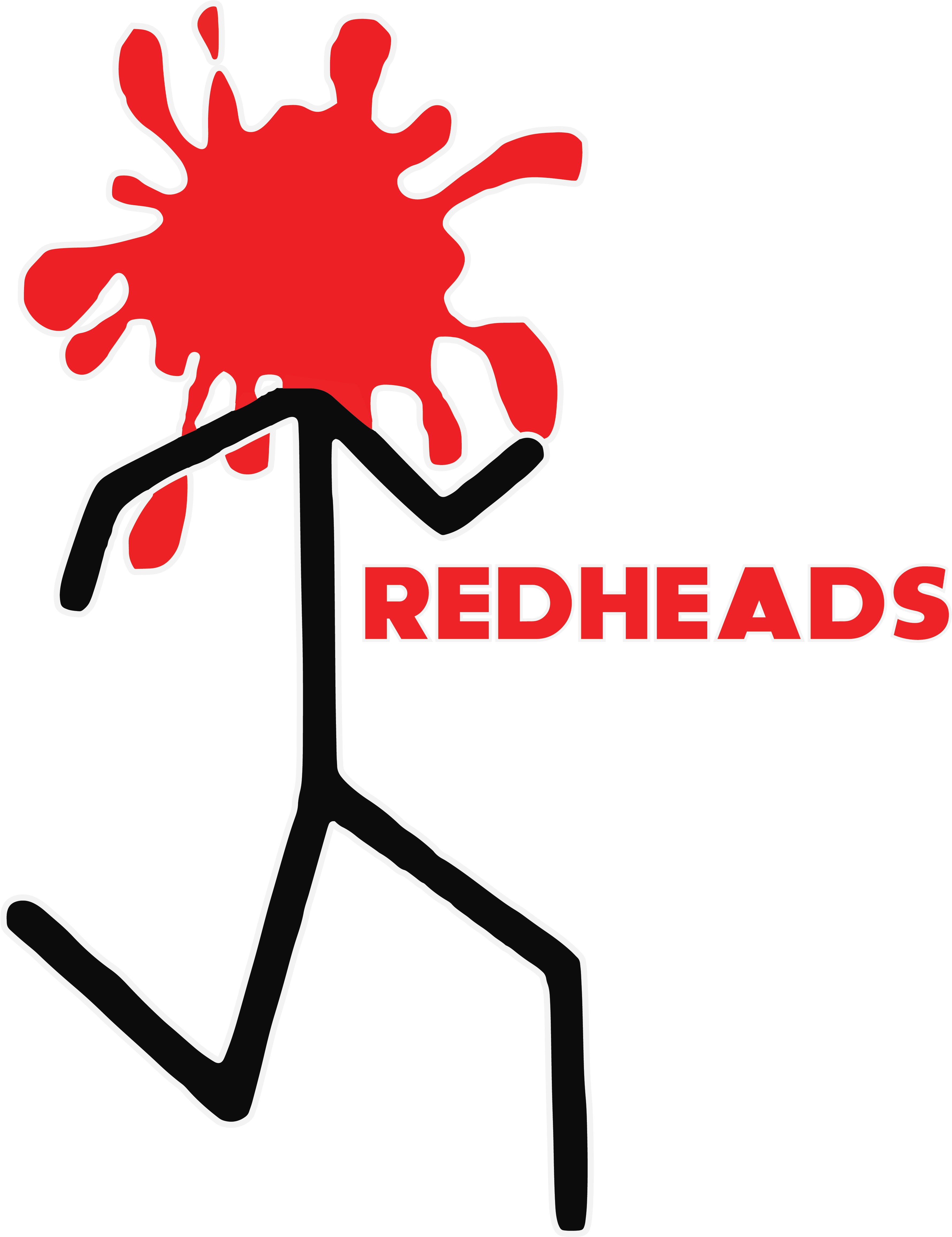 Redheads Paintball - Brown Paint Splatter Clipart (3582x4625)