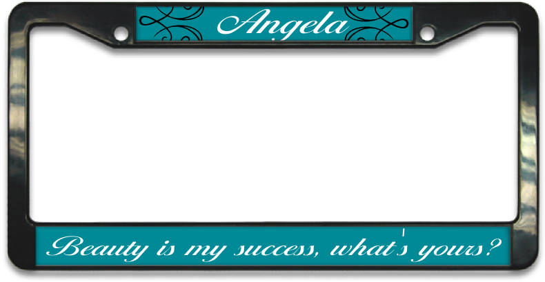 Custom Plastic License Plate Frame - License Plate Png (800x740)
