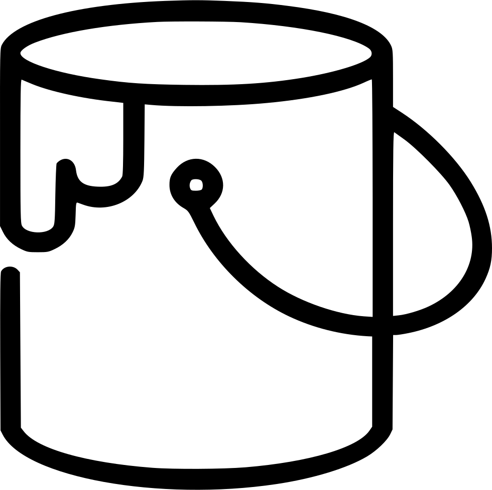 Paint Bucket Color Comments - Paint Bucket Icon Png (980x978)
