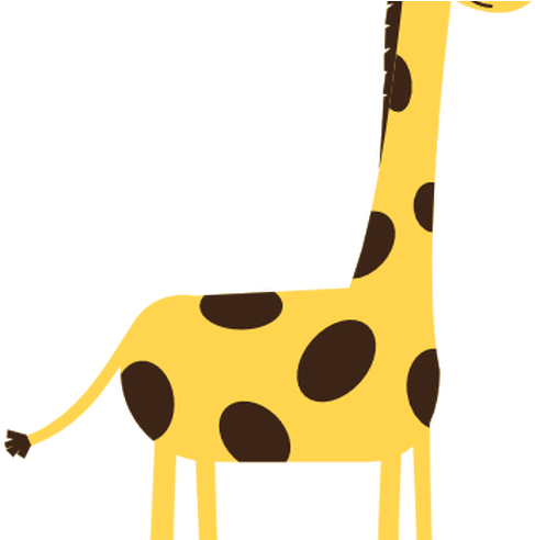 Giraffe Clipart Black And White Clipart Panda Free - Cartoon Giraffe Transparent (800x491)
