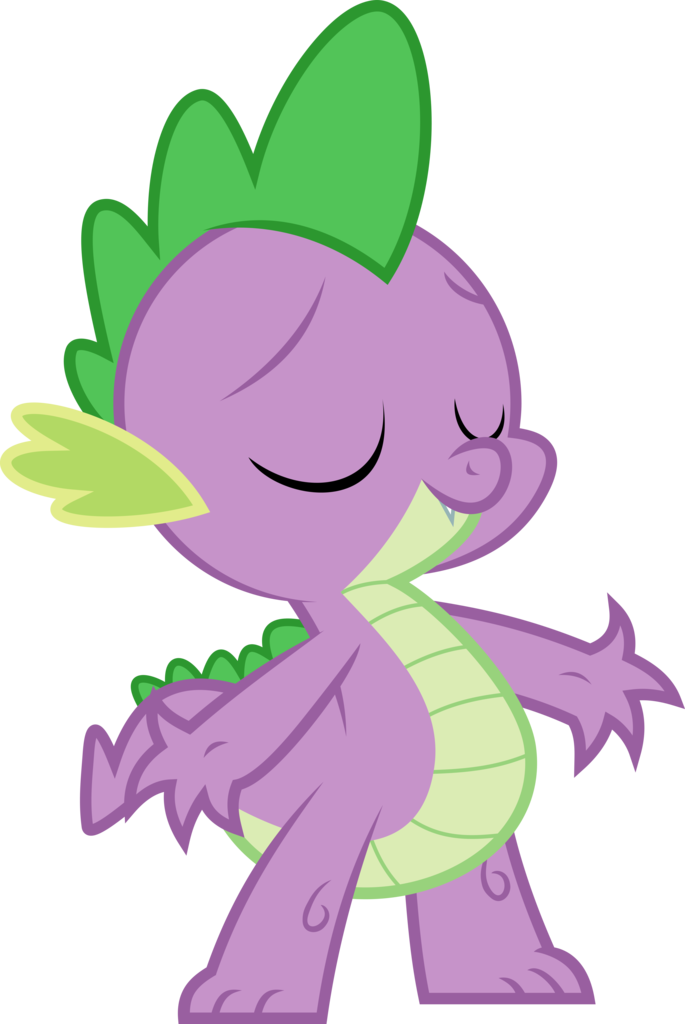 Absurd Res Artist Transparent Background - Spike Mlp (685x1024)