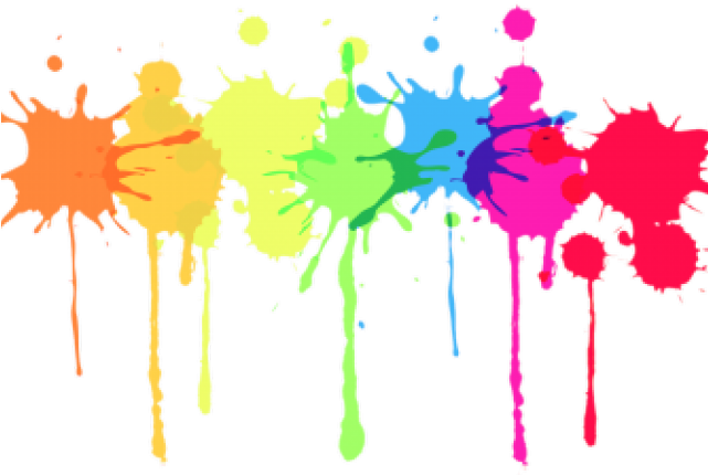Splatter Clipart Colorful Paint Splatter - Paint Splatter Clipart (640x480)