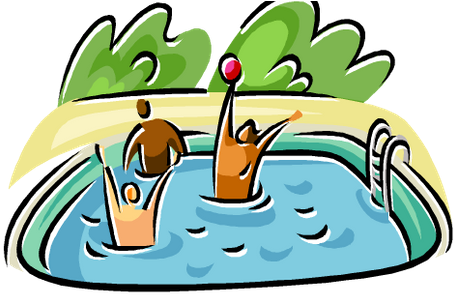 Pool News - Swimming Pool Clipart (461x302)