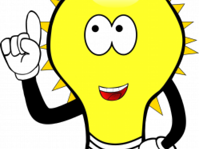Light Bulb Clipart Transparent Background - Did You Know Light Bulb (640x480)