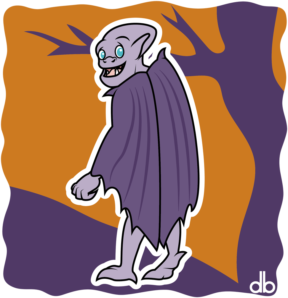 Butler Gargoyle Sticker By Gr8gonzo Butler Gargoyle - Illustration (1024x1024)