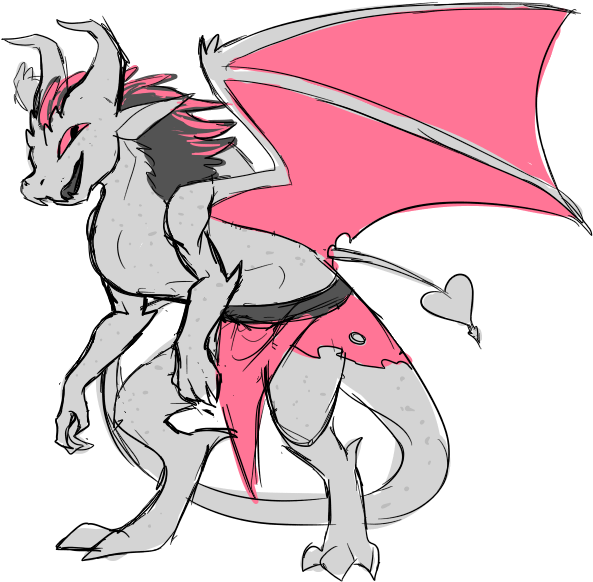 Svg Black And White Gargoyles Drawing - Cartoon (650x600)
