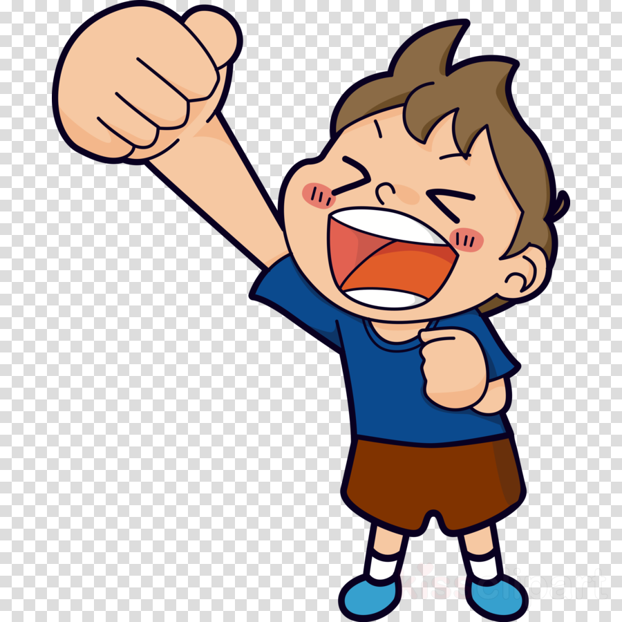 Boy Cheering Cartoon Clipart Drawing Clip Art - Kid Motivation Clipart (900x900)