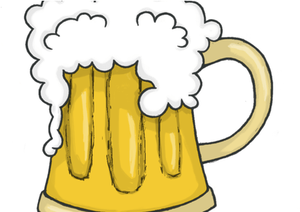 Download Wallpaper Clipart Free - Clip Art Beer Transparent Background (450x300)