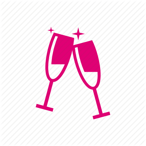 Wedding By Berkah Icon Cheers Drink Glass - Champagne Glasses Icon Transparent Background (512x512)