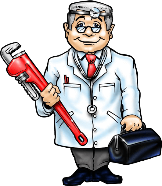 Picture Freeuse Library Plumber Clipart - Doctor Plumber (531x611)