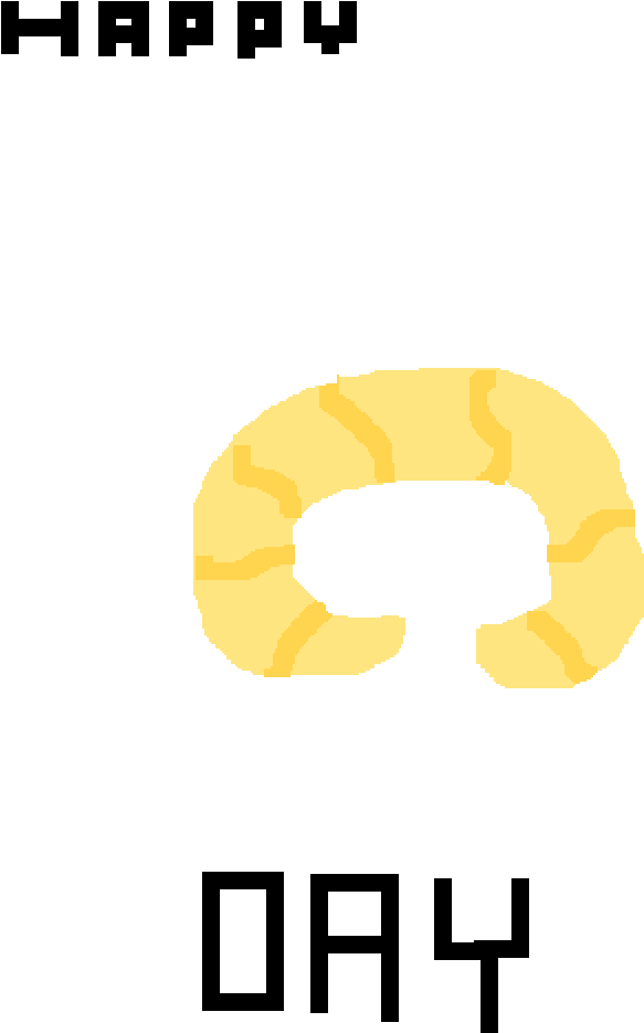 Croissant - Graphic Design (1000x1000)