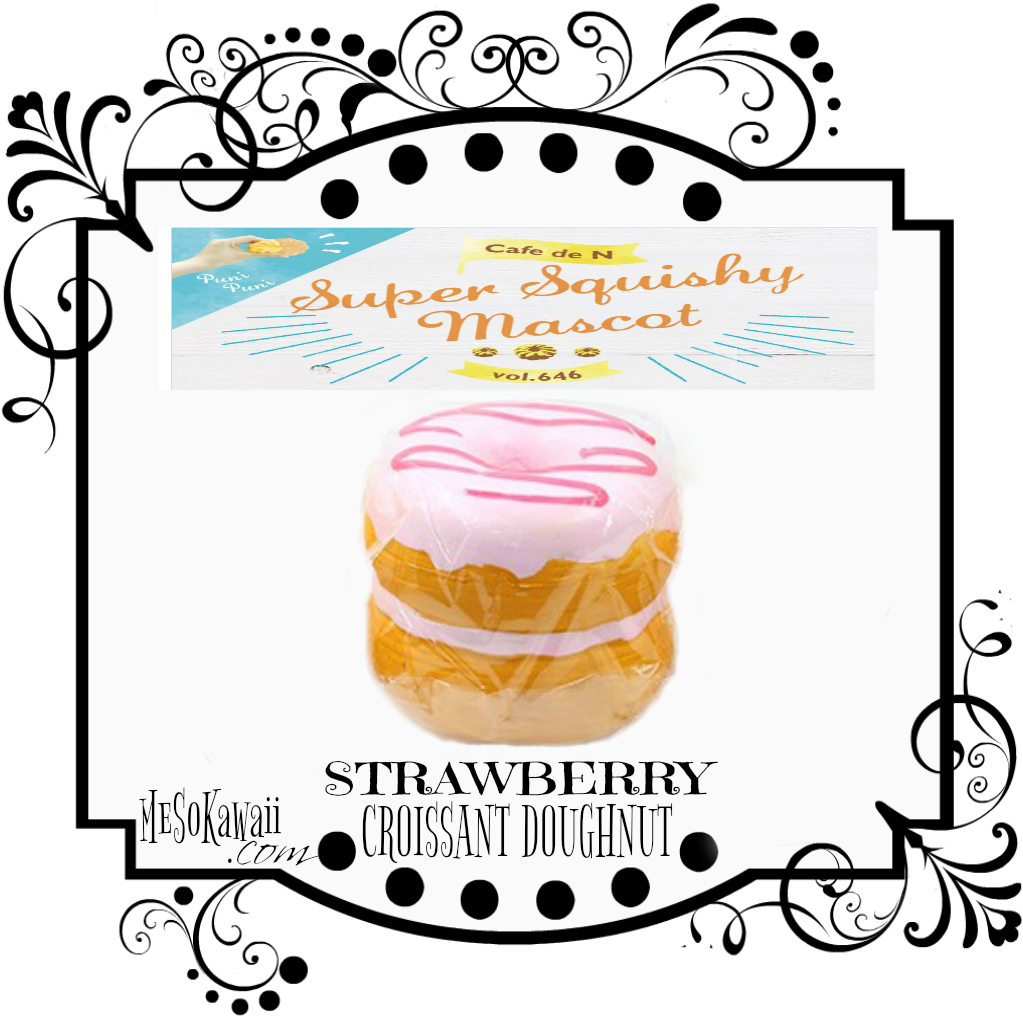 Cafe De N Croissant Doughnut Squishy - Squishy Mini Bun Kibru (1024x1024)