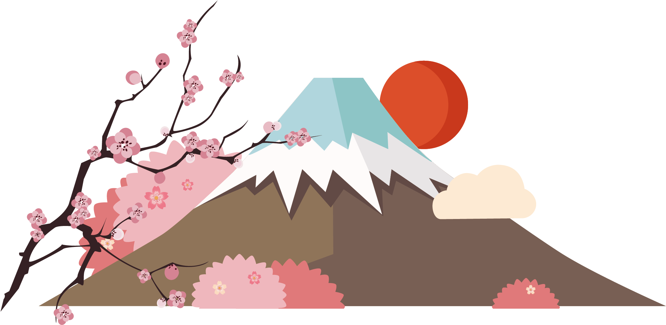 2480 X 2480 6 - 富士山 櫻花 Png (2480x2480)