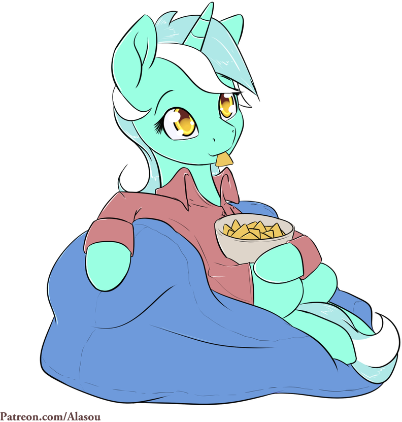 Couch Potato Party By Alasou - Cartoon (843x948)