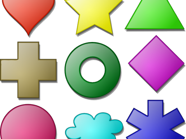 Marbles Clipart Nine - Shapes Clip Art (640x480)