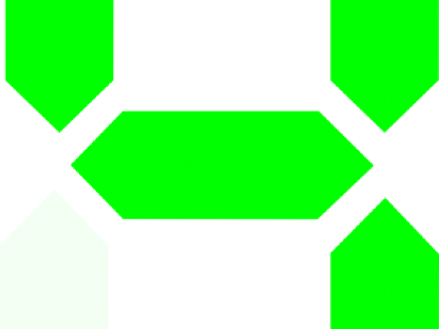 Fingers Clipart Nine - Seven-segment Display (640x480)