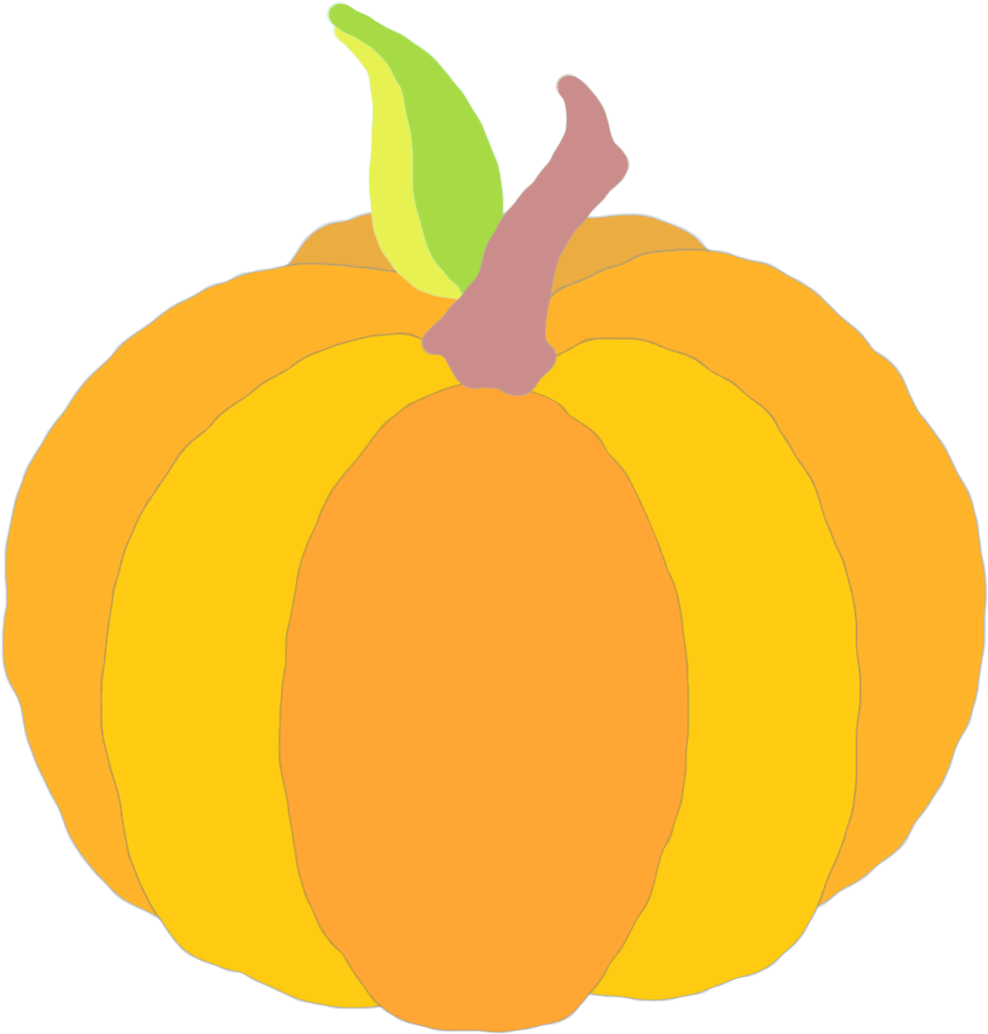 Free Halloween Autumn Fall Thanksgiving Clip Art - Yellow Fruits Clipart Coloring (1200x1200)