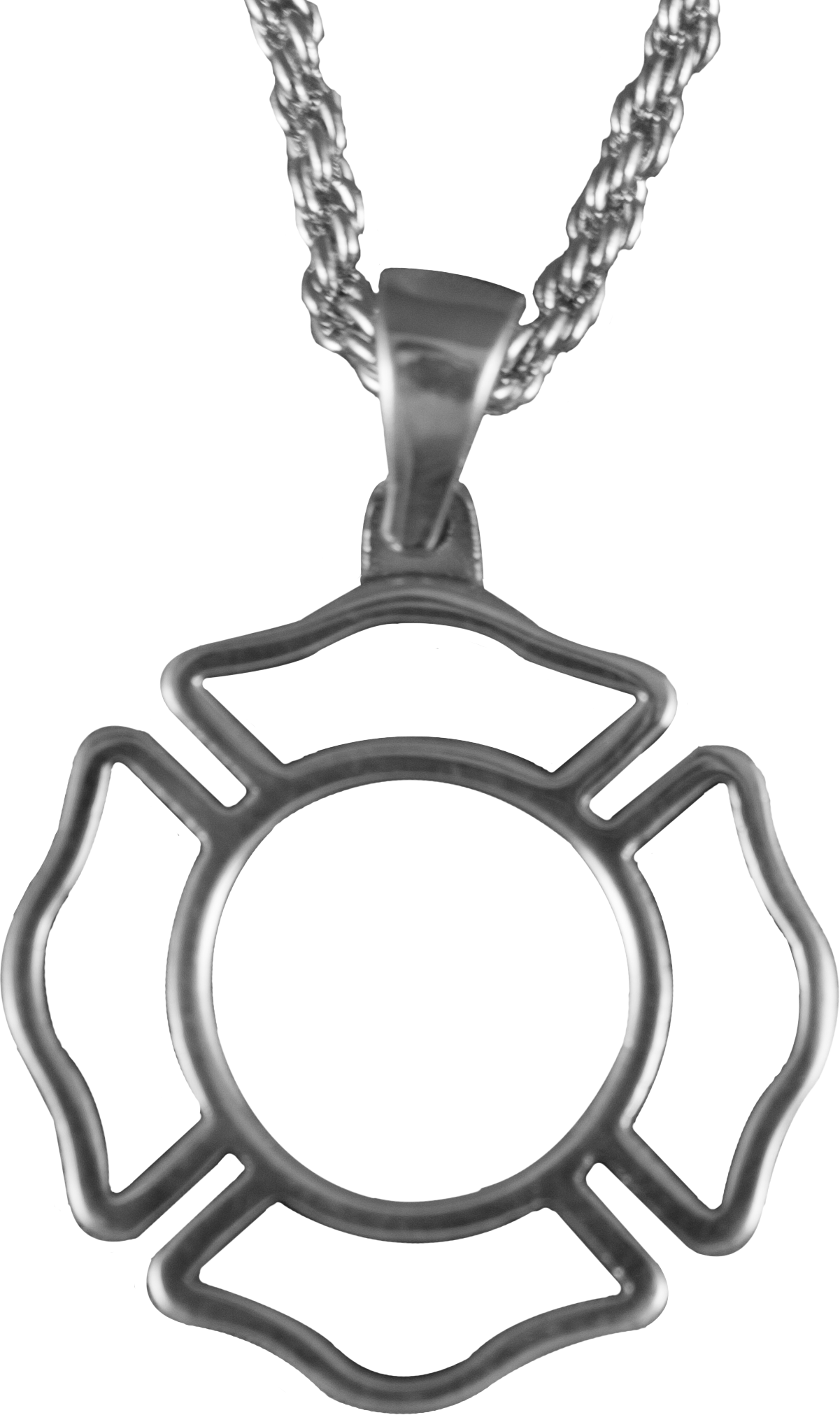 Maltese Cross Outline - Clip Art (1201x2023)