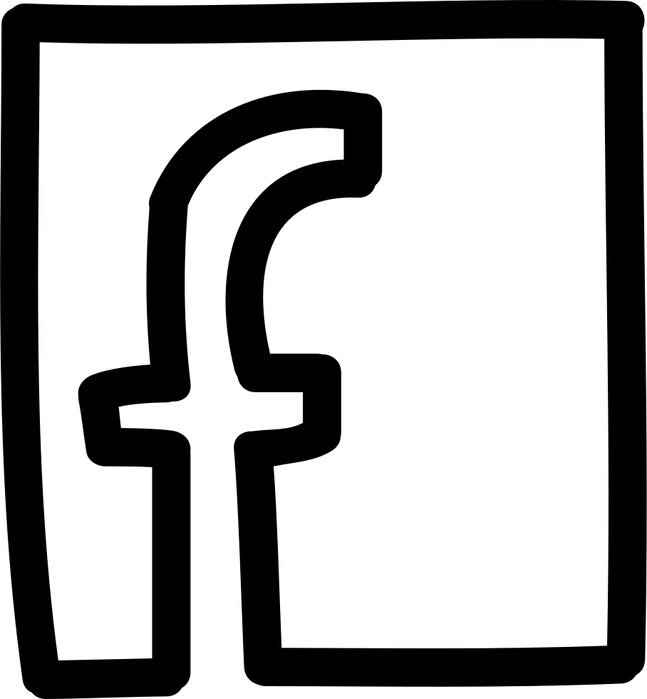 Communication Facebook Media Network Social - Facebook Logo Drawing Png (908x980)