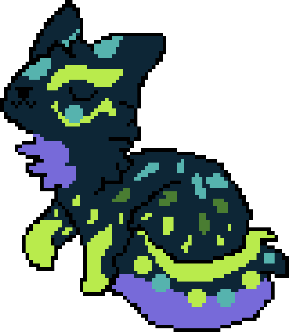 Art By ~sparkblaze Click To Show/hide - Kawaii Cat (1200x1200)