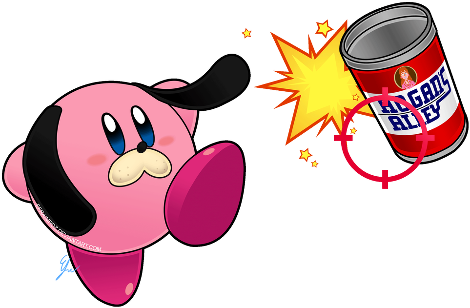 Kirby Duck Hunt By Efraimrdz - Duck Hunt Ssb4 Can (1024x679)