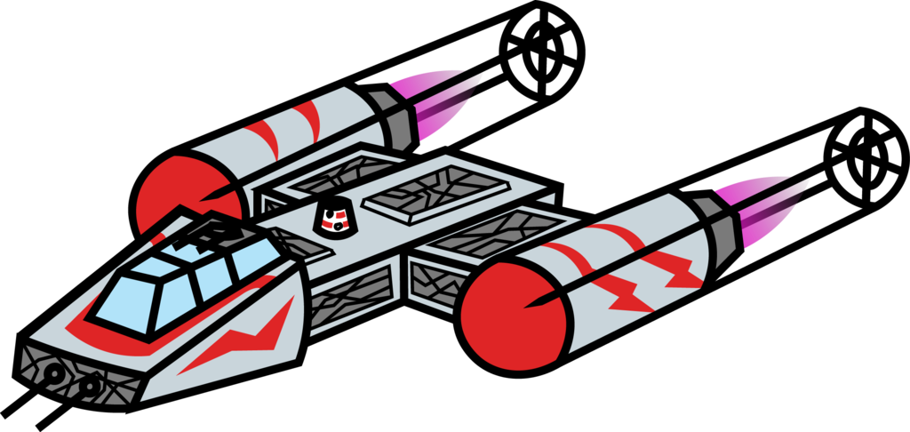 Can Use For Book Cover, Y Wing Clipart - Y Wing Clip Art (1024x486)