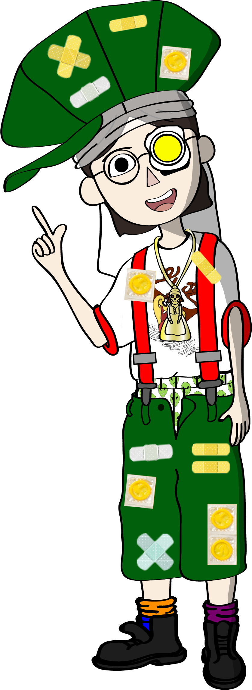 Otgw Lorna As Left Eye By Dippy O Ski - Cartoon (996x2306)