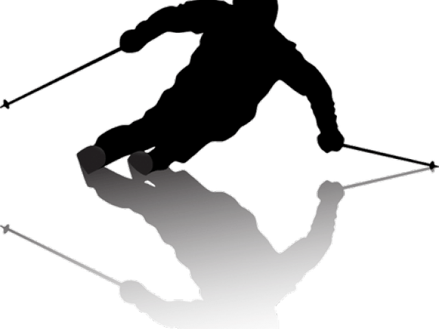 Skiing Clipart Ski Scene - Skieur (640x480)