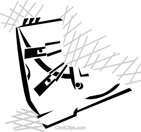 Ski Boot Royalty Free Vector Clip Art Illustration - Ski Boot Royalty Free Vector Clip Art Illustration (480x451)
