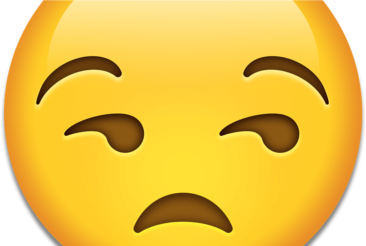 Unamused Face Emoji Png Clip Art Library - Love To Use This Emoji (1368x855)