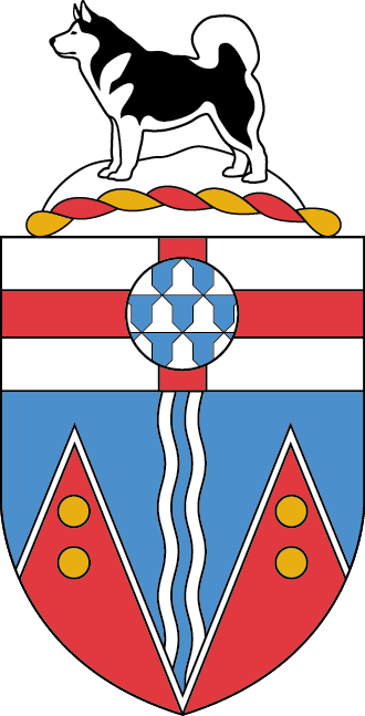 The Yukon Coat Of Arms - Yukon Territories Coat Of Arms (330x647)