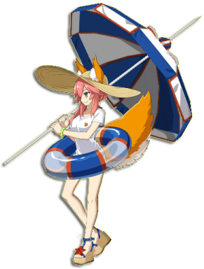 Sprite Servant 128 1 - Fgo Tamamo Lancer Sprite (300x411)