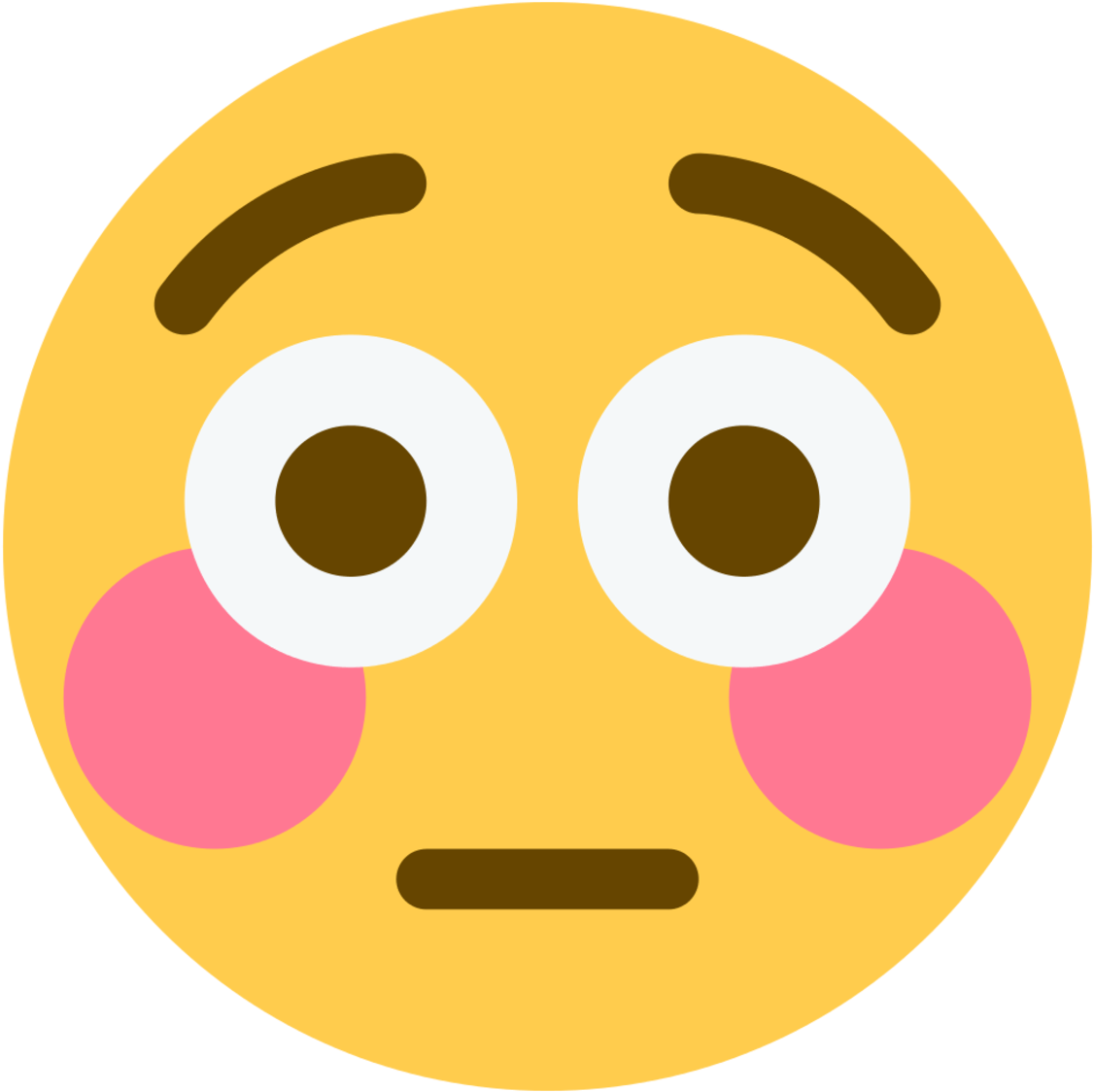 Flushed Emoji Discord (1183x1183)