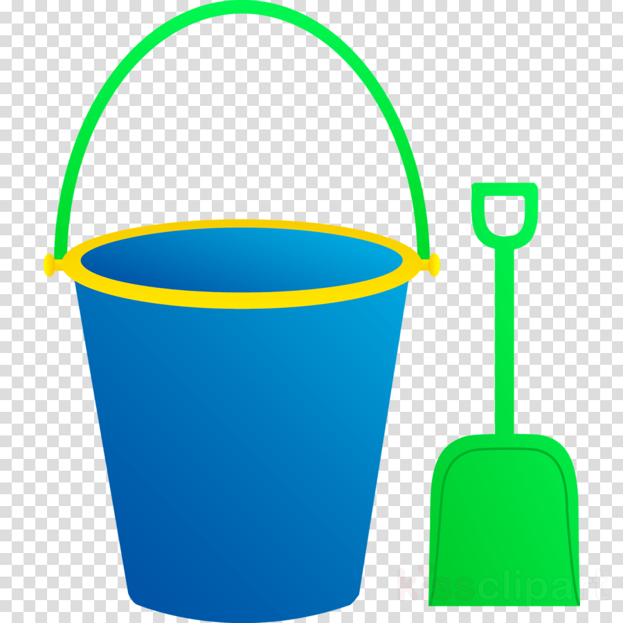 Shovel And Pail Clipart Shovel Bucket Clip Art - Vector Image Of Rainbow (900x900)