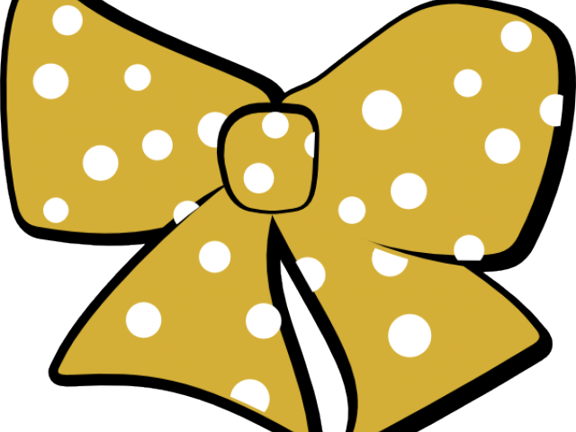 Cheerleader Clipart Border - Moño Rosa Lunares Png (640x480)