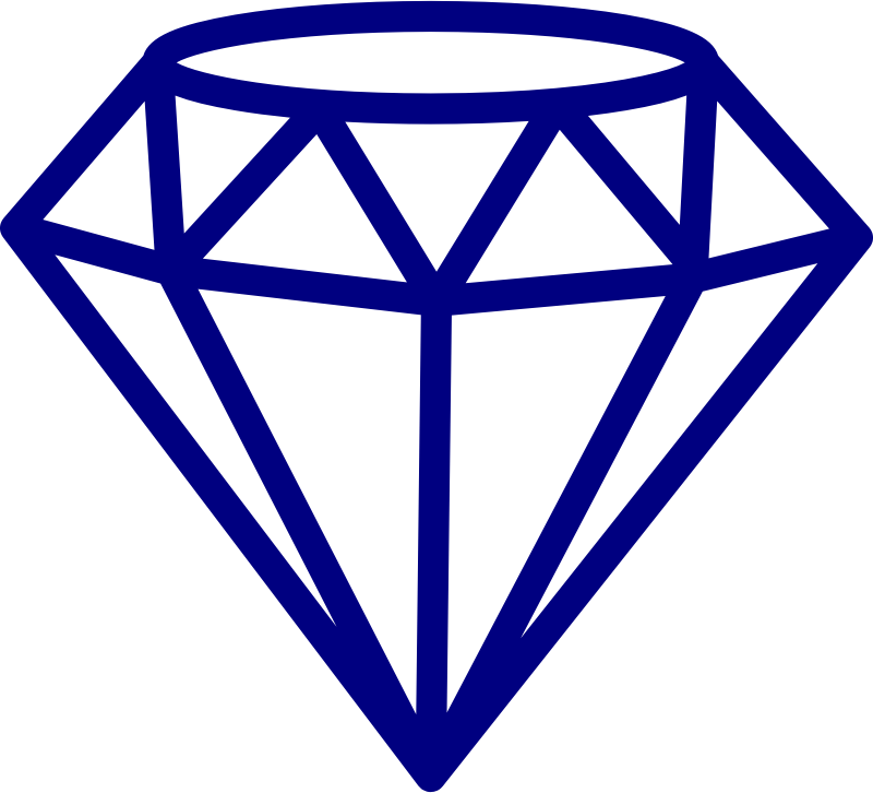 By Oksmith - Diamond Clip Art (800x726)