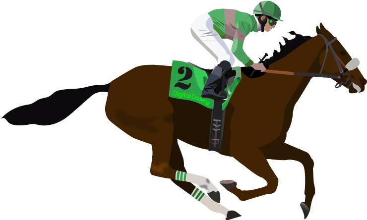 Clipart Horse Racing - Virtual Race Horse (792x612)