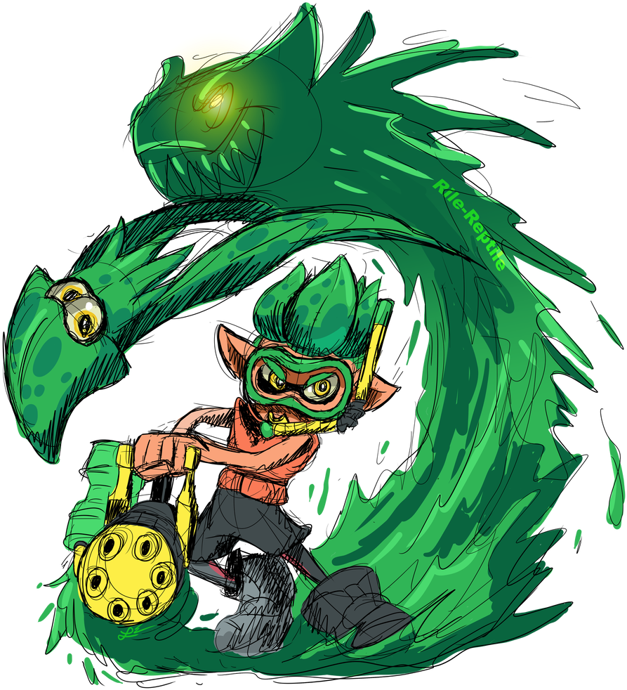 Splatoon Character Art - Cartoon (1024x1008)