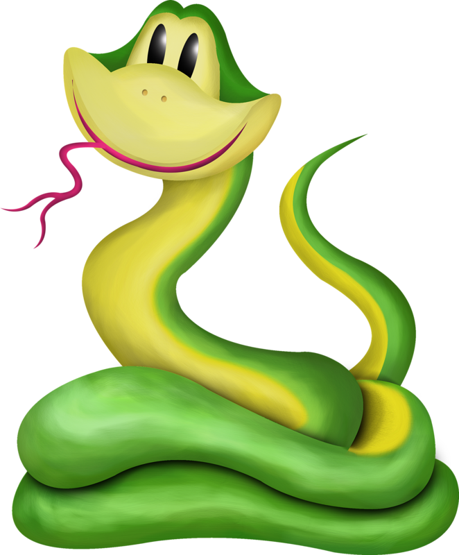Clip Art - Png Snake Cartoon Crawl (662x800)