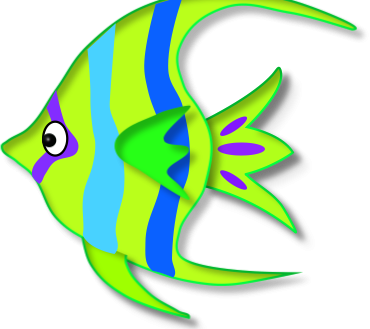 Free Fish Clipart Ocean At Getdrawings Com For Personal - Angel Fish Clipart Png (370x329)