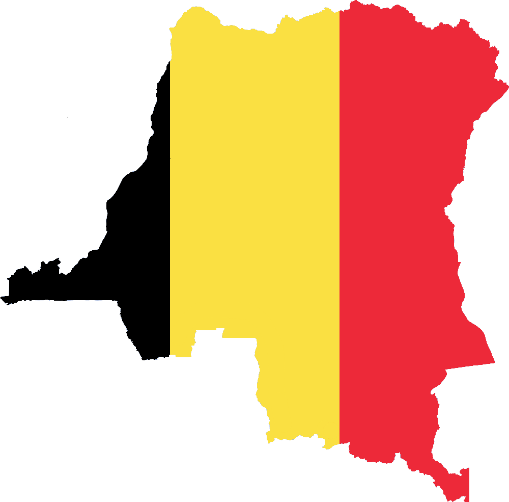 Belgium Flag Map - Flag Map Of Belgium (1000x985)