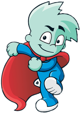 Pajama Sam Ready For Action - Cartoon (400x400)