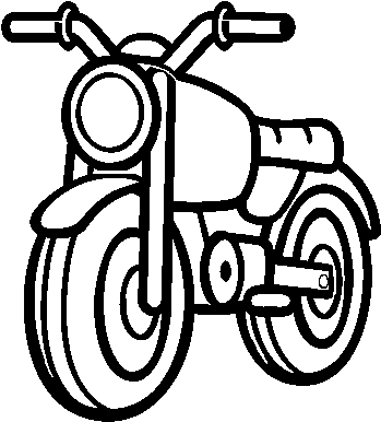 A Coloring Page Coloringcrew Com - Moped Coloring (600x470)