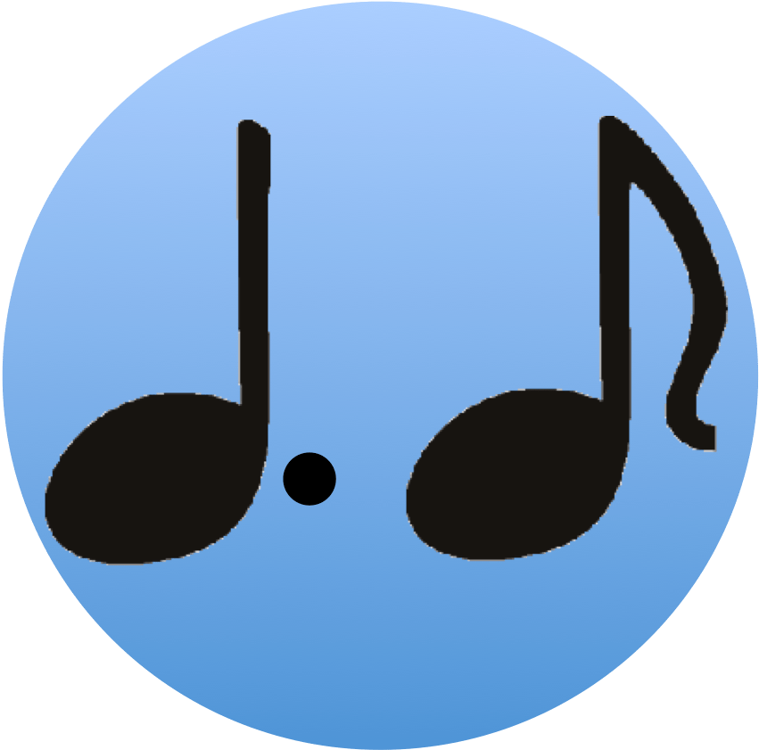 Dotted Quarter Note Clip Art - Circle (906x840)