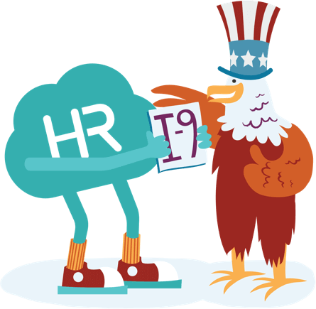 Hr Cloud Icon Submitting Compliant I-9 Form - I9 Clip Art (445x435)