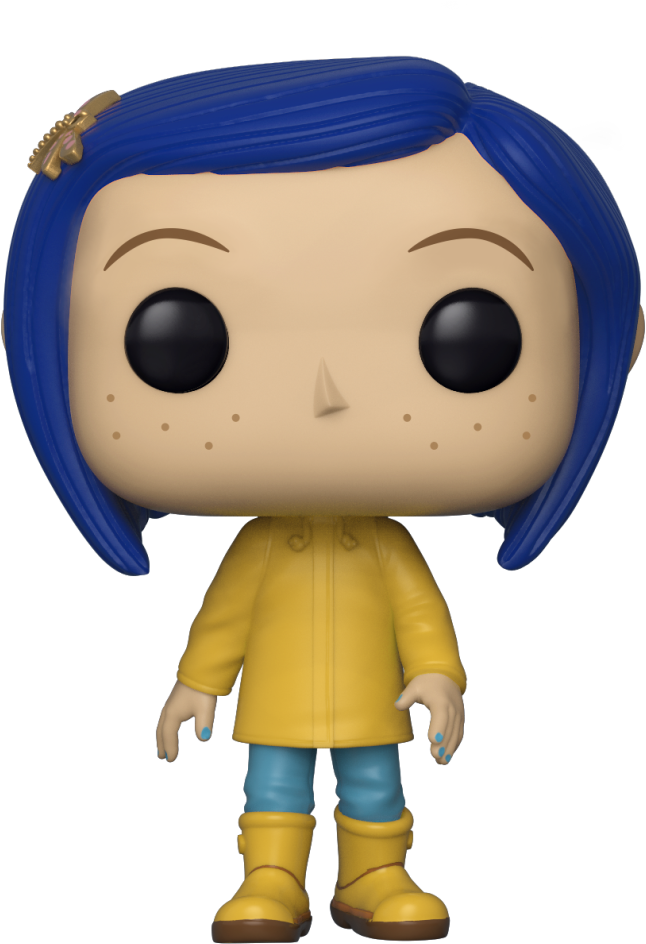 Funko Pop Movies In Raincoat Style May - Coraline Funko Pop (709x1000)
