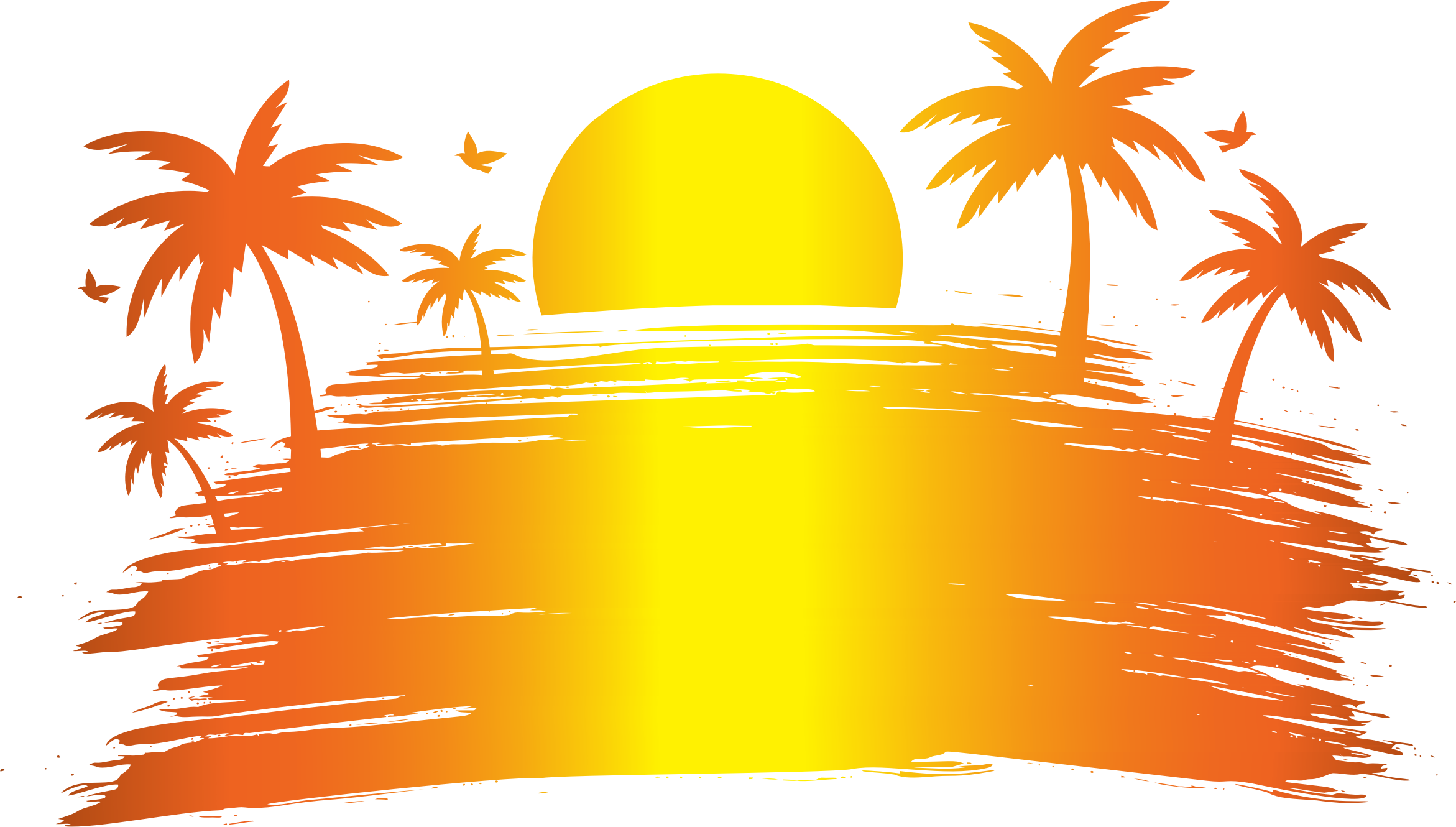 Big Image - Sunset Party Png (2342x1330)