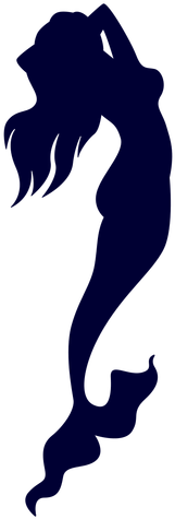 512 X 512 1 - Mermaid Silhouette Transparent Background (512x512)
