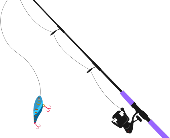 Fishing Pole Clipart Transparent Background - Fishing Transparent Background .png (640x480)