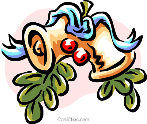 Christmas Decorations/bells Royalty Free Vector Clip - Christmas Decorations/bells Royalty Free Vector Clip (480x405)